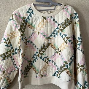 Universal Thread QUILTED Pullover Size medium. RARE